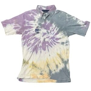 Arrow Sportswear Tie Dye Polo Shirt CN Police Canada‎ Embroidered Logo Size M